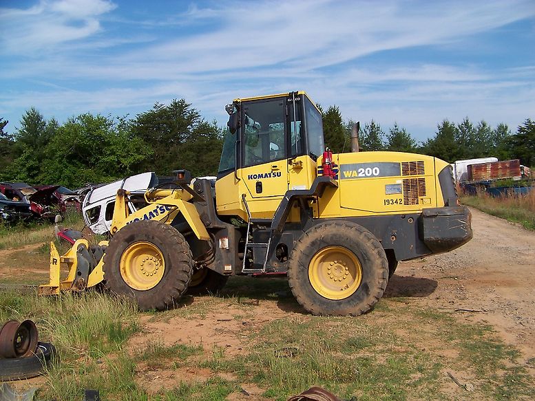 Heavy equipment at Morrow Motors
